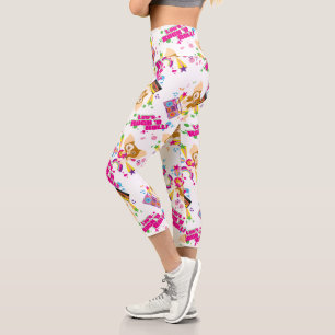 Leggings Capri Gizmo   Rock 'n Roll Pattern
