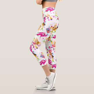 Leggings Capri Gizmo | Rock 'n Roll Pattern