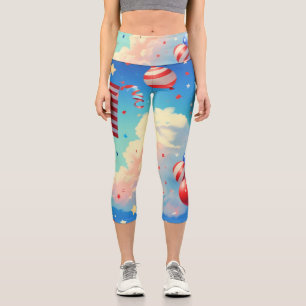 Leggings Capri Globos y Estrellas