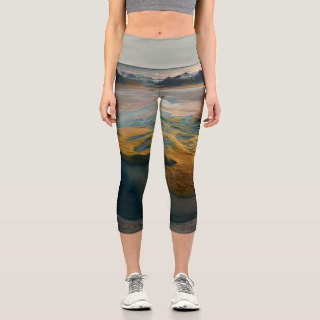 Leggings Capri Golden Harmony (Anverso)