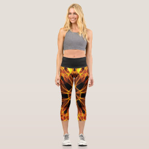 Leggings Capri Golden Web B ~ Fuera Del Crucible ~