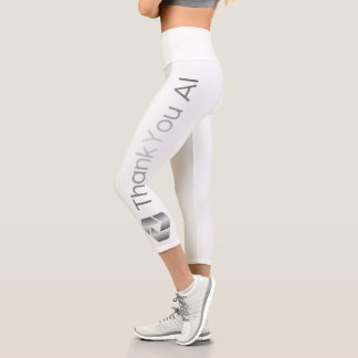 Leggings Capri "Gracias AI" Piernas recortadas
