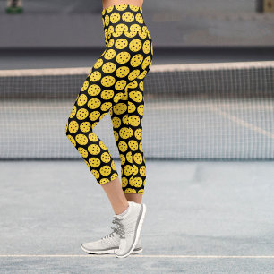 Leggings Capri Gracioso jugador de bolas de bolas de bolas de bol