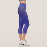 Leggings Capri Gradiente azul índigo<br><div class="desc">Leyendas Capri de gradiente azul índigo de Gerson Ramos.</div>