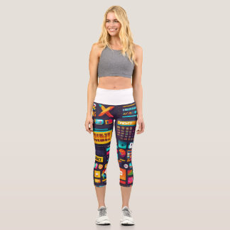 Leggings Capri Graff Tees de goteo: Usa el arte