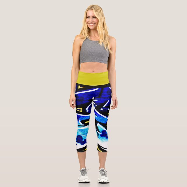 Leggings Capri Graffiti 15 lecapcna (Anverso)