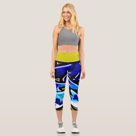 Leggings Capri Graffiti 15 lecapcnm