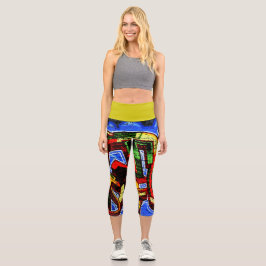 Leggings Capri Graffiti 17 lecapcna