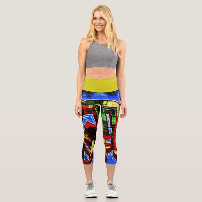 Leggings Capri Graffiti 17 lecapcna (Anverso)