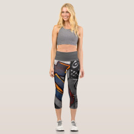 Leggings Capri Graffiti 1 lecapa