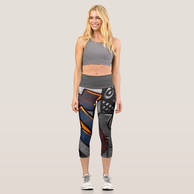 Leggings Capri Graffiti 1 lecapa (Anverso)