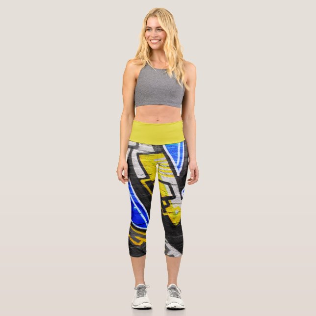 Leggings Capri Graffiti 6 lecapcna (Anverso)