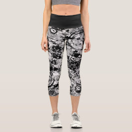 Leggings Capri Graffiti de las calles de la ciudad