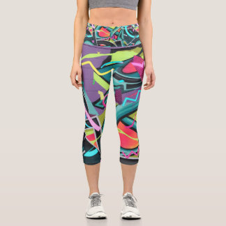 Leggings Capri Grafiti urbano01