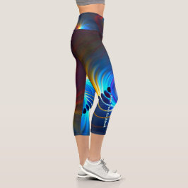Leggings Capri Gravitational Blueshift