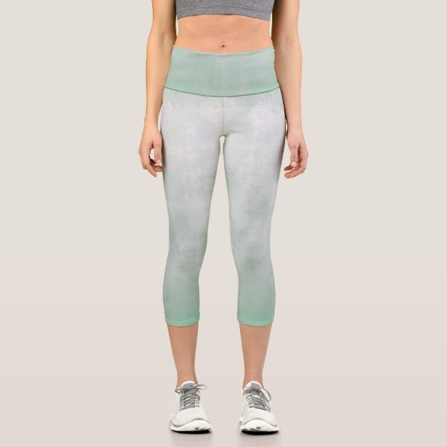 Leggings Capri Gray Aqua geen rústico (Anverso)