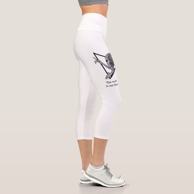 Leggings Capri Grey Alien, la verdad está ahí fuera (Derecha)
