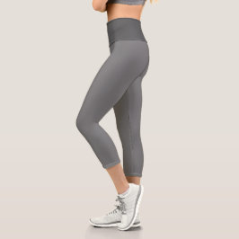 Leggings Capri Gris lúgubre