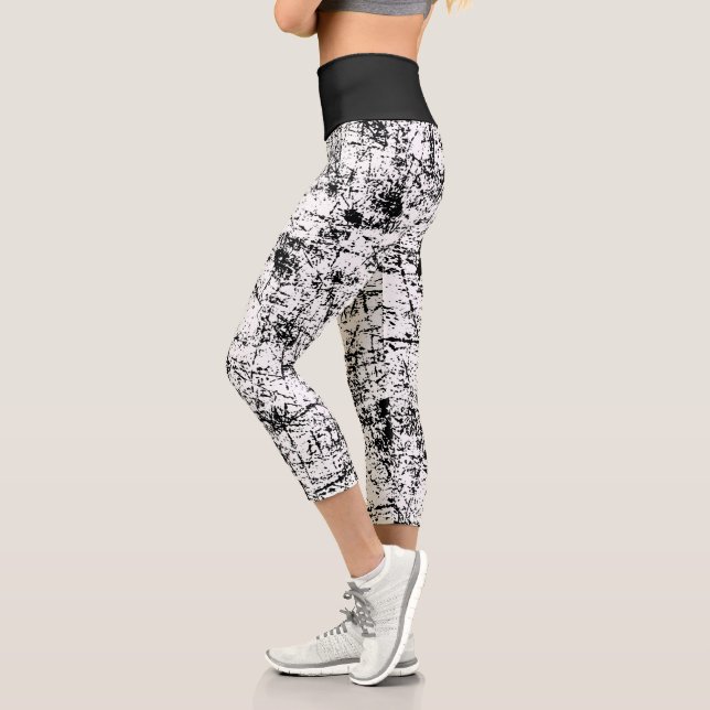Leggings Capri Grunge blanco (Izquierda)