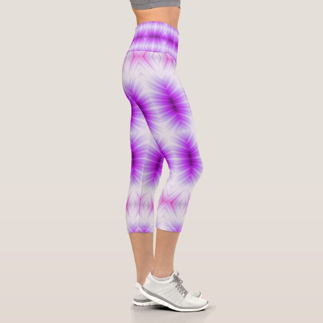 Leggings Capri guau púrpura (Derecha)