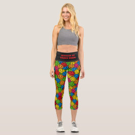 Leggings Capri Guerrero del yoga de bolas arriba huele abajo