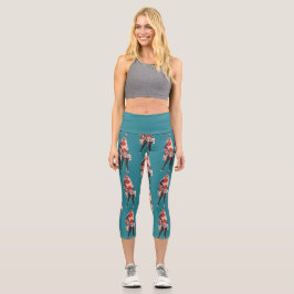 Leggings Capri halloween enarbolar a fantasma floral