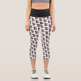 Leggings Capri Halloween Gnome High Waisted Capris