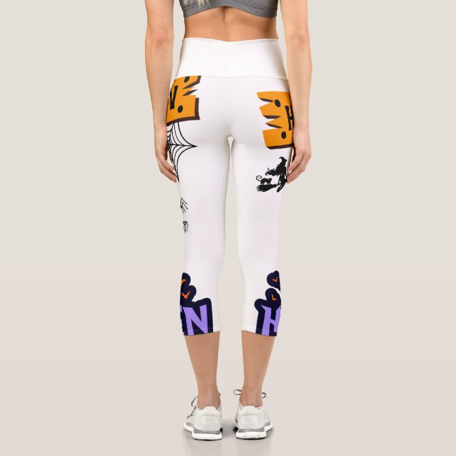 Leggings Capri Halloween Party (Reverso )