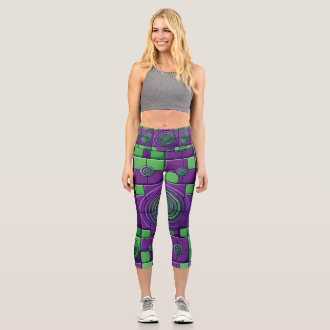 Leggings Capri Harlequin Fun (Anverso)