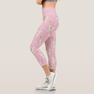 Leggings Capri Hedwig Pink Patrón de Solsticio