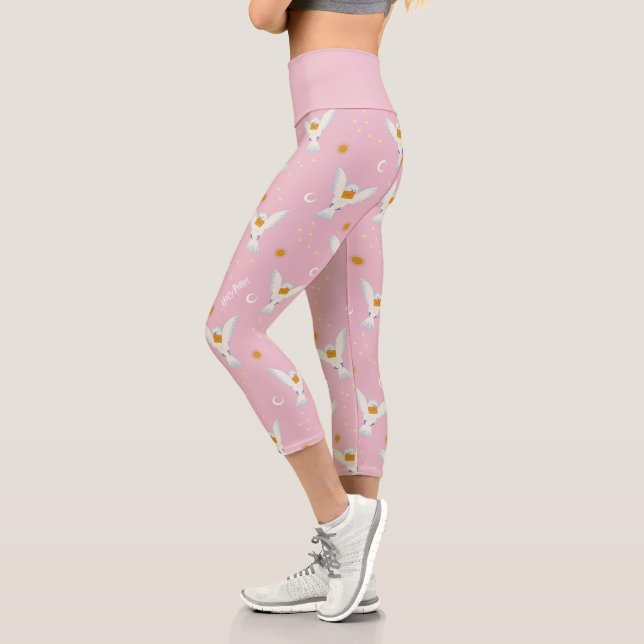Leggings Capri Hedwig Pink Patrón de Solsticio (Izquierda)