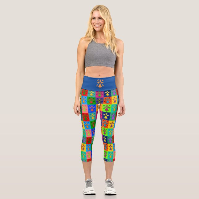 Leggings Capri Hermine Pop (Anverso)