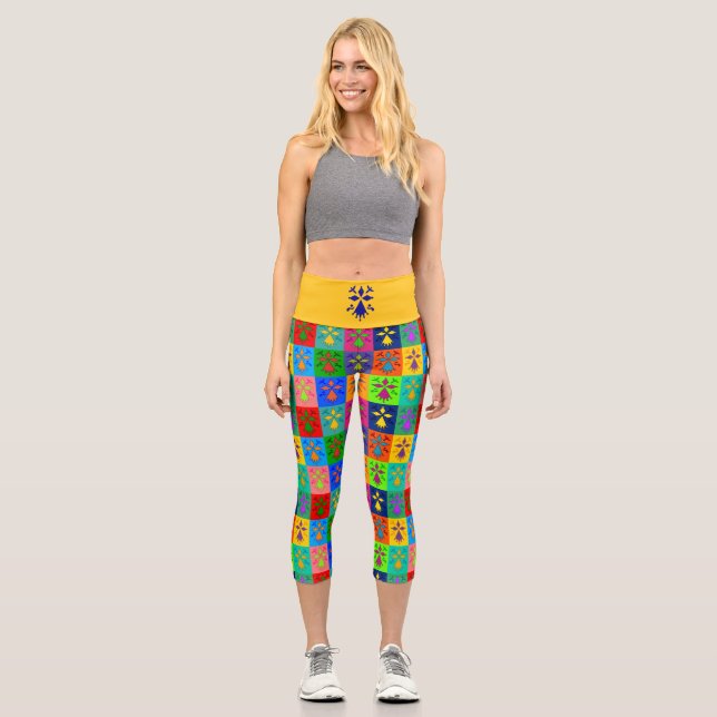 Leggings Capri Hermine Pop (Anverso)