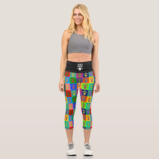 Leggings Capri Hermine Pop (Anverso)
