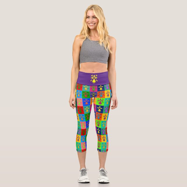 Leggings Capri Hermine Pop (Anverso)