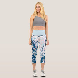 Leggings Capri Hermine tachetée
