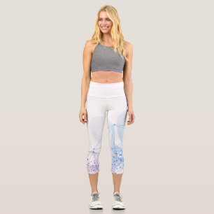 Leggings Capri Hermoso Resumen Arte Geométrico Estiloso