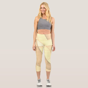 Leggings Capri Hermoso Resumen Arte Geométrico Estiloso