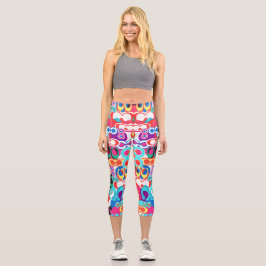 Leggings Capri High Waisted Capris | fashion design