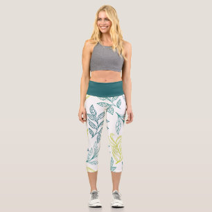 Leggings Capri Hoja Verde