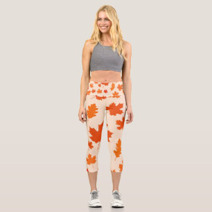 Leggings Capri Hojas de Gracias
