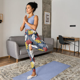 Leggings Capri Hojas otoñales