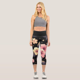 Leggings Capri Hola Hibiscus