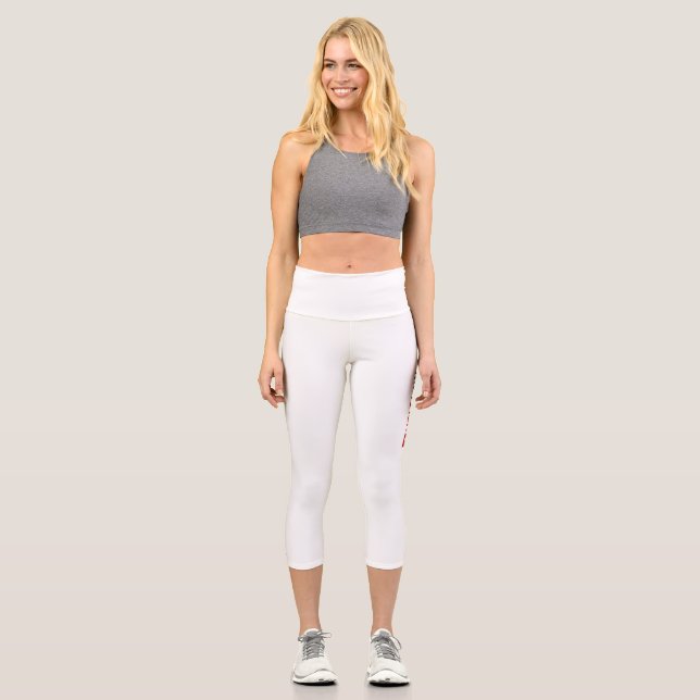 Leggings Capri Holt Law White (Anverso)