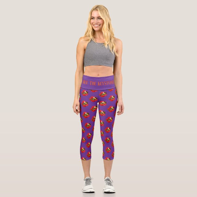 Leggings Capri Honey Bee Good - Abeja Con Actitud Case (Anverso)