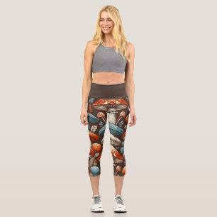 Leggings Capri Hongos Americana