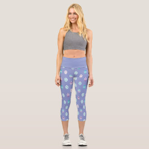 Leggings Capri Huevo de Pascua/primavera pastel