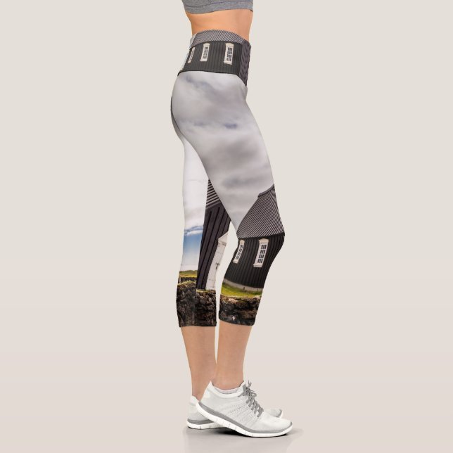 Leggings Capri Iglesia Negra De Budir, Islandia (Derecha)