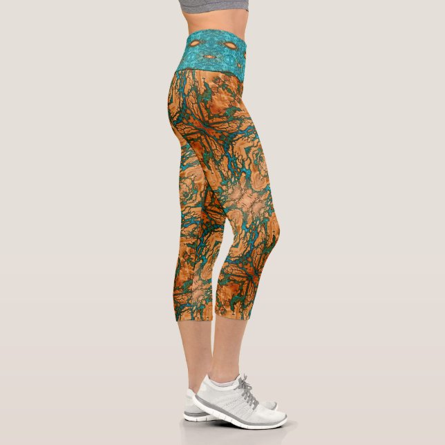 Leggings Capri Iluminación azul (Derecha)