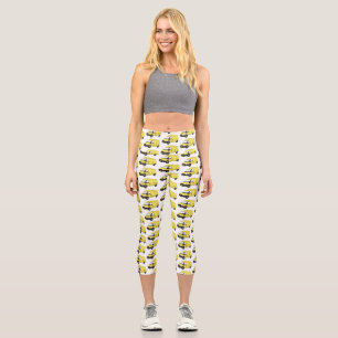 Leggings Capri Ilustracion de la camioneta de entrega